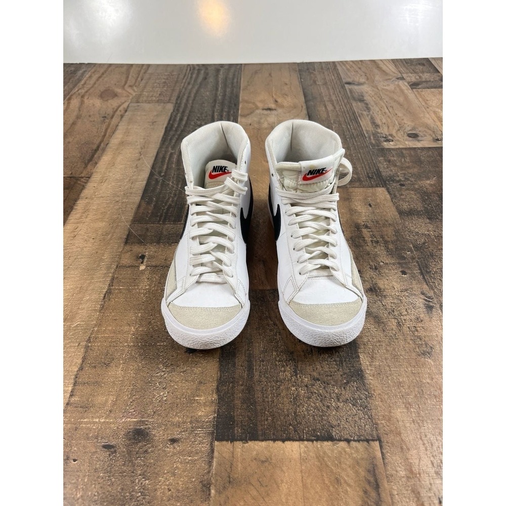 Nike Blazer Mid '77 Vintage White Black GS DA4086-100 Size 6.5Y